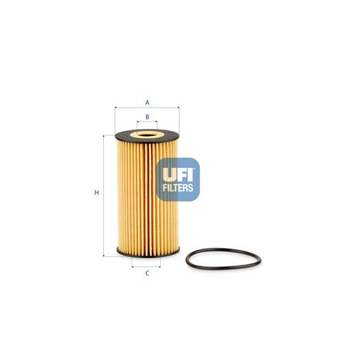 UFI 25.170.00 UFI OLAJSZŰRŐ 183661341 - Olajszűrő