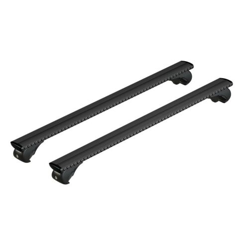 Silenzio Black Rail, teljes alumínium tetőcsomagtartó készlet - L - Evos RA - KG Mobility Korando 2011-től - Standard emelt tetősín 183676251 - Autós kiegészítő