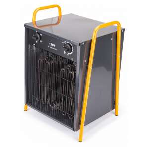 Powermat 15kW elektromos hőlégfúvó, ferde nézet, elölről és oldalról - Powermat