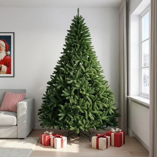 vidaXL műfenyő csuklós ágakkal 240 cm PVC 183770719 - Dekoráció