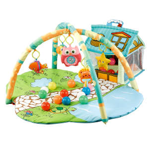Cangaroo Happy Farm Játszószőnyeg játékhíddal - Farm #kék-zöld 30791467 "játszószőnyeg"  Bébitornázó és játszószőnyeg