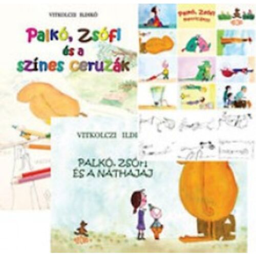 Palkó, Zsófi csomag ajándék matricával - Palkó, Zsófi és a Náthajaj + Palkó, Zsófi és a színes ceruzák+Matrica 184015175 