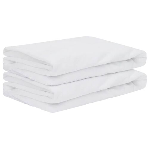 vidaXL Matracvédő 2 db 160 x 200 cm Vízálló Fehér 184026440 - Vízhatlan matracvédő