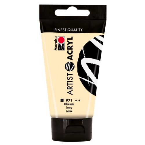Marabu Artist Acryl - elefántcsont 971, 75 ml