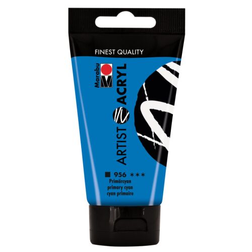 Marabu Artist Acryl - primer ciánkék 956, 75 ml