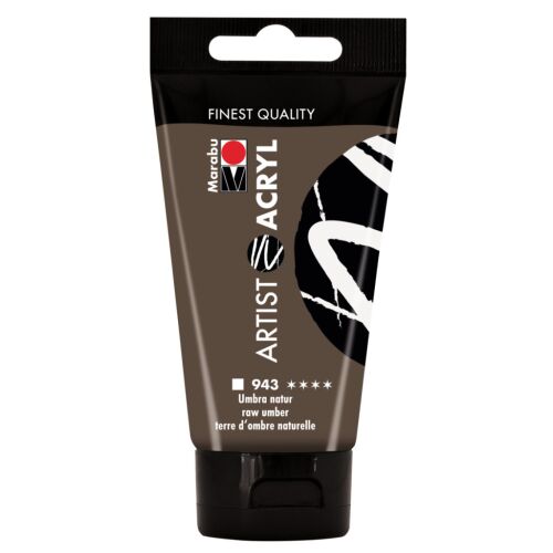 Marabu Artist Acryl - nyers umbra 943, 75 ml