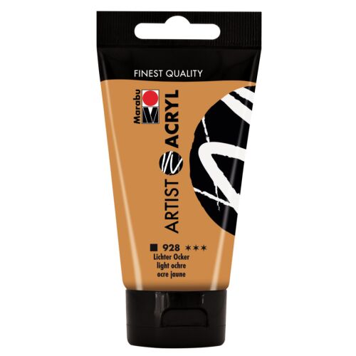 Marabu Artist Acryl - világos okker 928, 75 ml 184028075 - Iskolai festék és festőkellék