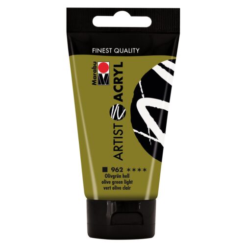 Marabu Artist Acryl - világos olajzöld 962, 75 ml 184028074 - Iskolai festék és festőkellék