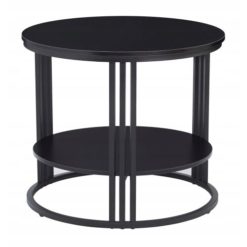 Tallure Max dohányzóasztal, 60 cm, fekete