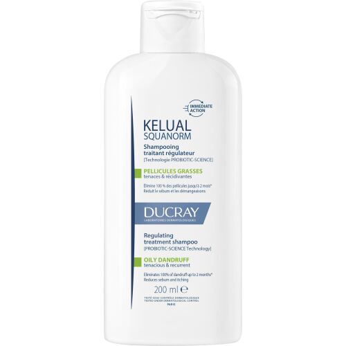 DUCRAY Squanorm korpásodás elleni sampon zsíros hajra 200 ml