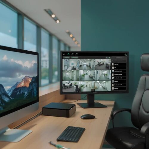 Ajax Systems 134505.122.BL1 NVR HAC 16 csatornás hálózati rögzítő HDMI kimenettel - fekete