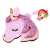 Clip de păr cu unicorn din paiete roz, Jokomisiada model Pony