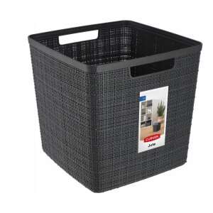 Kosz na przechowywanie Curver Jute, szary, 28x28x27cm - Przechowywanie i sortowanie