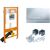 WERIT 103-000000010 JOMOTech WC Keret H=1120 + Támogatás + EXCLUSIVE 2.0 Króm Fényes Gomb 174-91101300-00 184259161