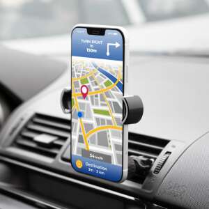 Autós telefontartó szellőzőrácsra szerelve GPS navigációval - MNC