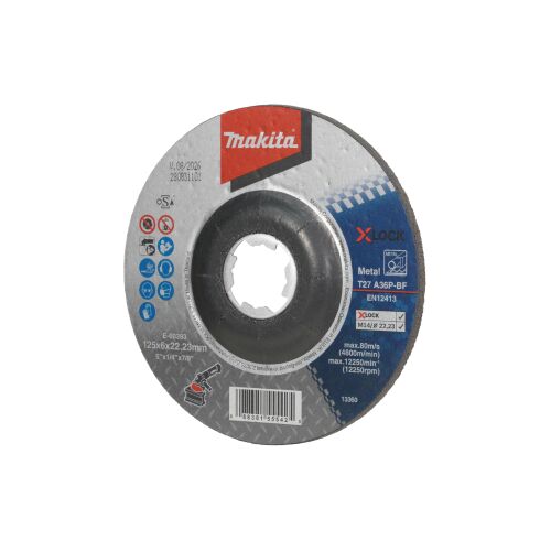 Makita E-00393 X-LOCK Csiszolókorong - 125mm 184294710 - Barkács és DIY
