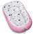 Cuib pentru bebeluși MTC Premium XXL cu inserție de nucă de cocos - Heart #pink-white 46067398}