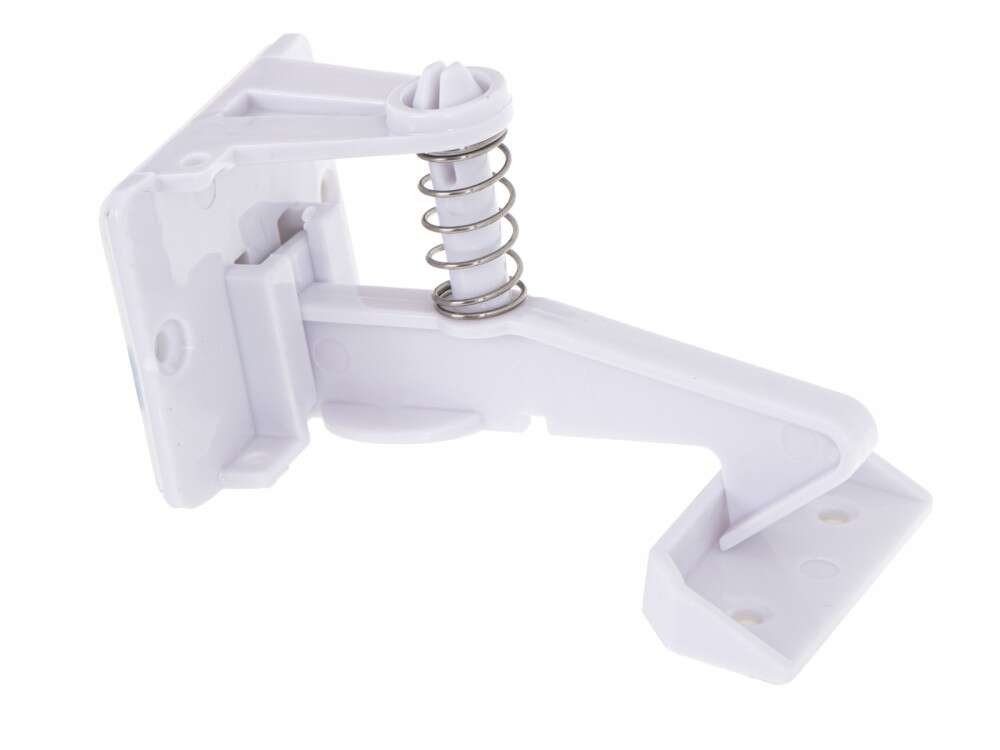 Mechanikus szekrény-, fiókzár, 10 db, fehér