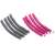 Pink and grey weighted hula hoop sections, 85cm, DeeO Fitness