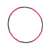 Pink and grey weighted hula hoop with massage balls, 85cm, DeeO Fitness