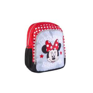 Disney Minnie Mouse school backpack, red and white polka dot, front view - School Bag