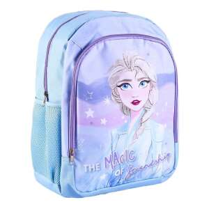Disney Frozen Elsa school backpack, blue with purple accents, featuring Elsa on the front - School Bag