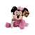 Minnie Mouse plush toy, 35cm, sitting, pink dress, white polka dots, Disney