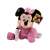 Minnie Mouse plush toy, 35cm, sitting, pink dress, white polka dots, Disney