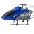 Detailný záber na modrý RC vrtuľník Syma S107G