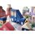 Set 135 piese, cuburi de constructie din lemn pentru copii, CityDream, 55 x 42 cm, 3 ani + 46098290