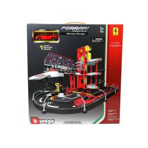 Bburago Ferrari Racing garázs 1:43 92969645 Bburago Autópályák & Parkolóházak