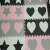 LittleOne von Pepita Lovely Stars Puzzlematte Spielmatte 120x120cm (36Stk) #pink-schwarz 47239199}