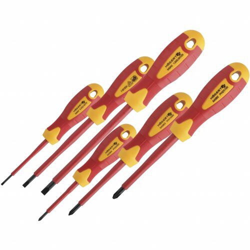 Högert HT1S996 szigetelt csavarhúzó készlet, 6 darab