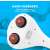 Zenet Zet-717 hand massager with silicone massage heads, elastic, soft and comfortable