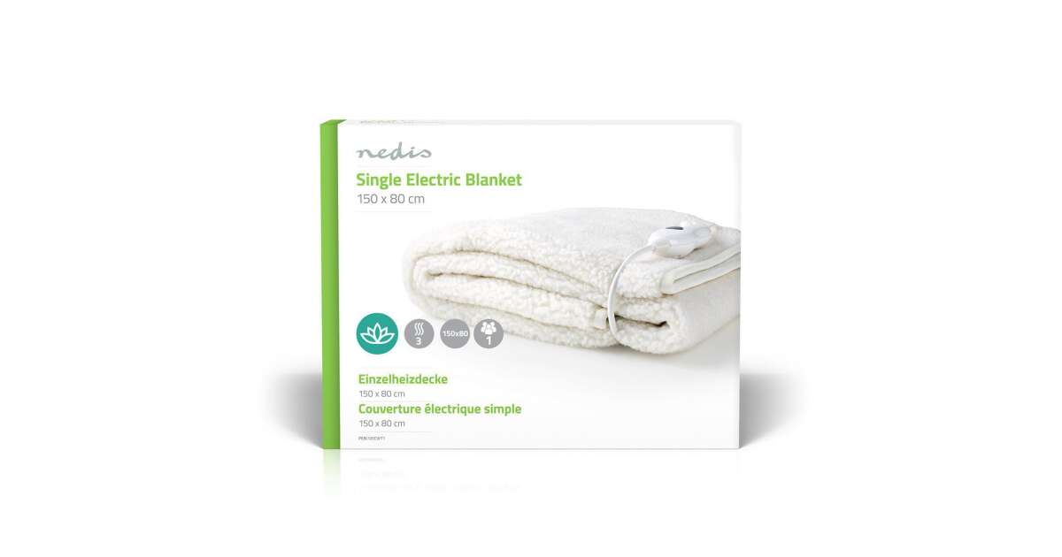 Nedis PEBL120CWT1 Electric bed warmer white Pepita