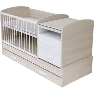 Todi Ice Cream Kombi Kiságy Pelenkázóval - 70x120cm