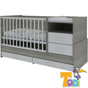 Todi Cube 5 az 1-ben Kombi Kiságy - 70x120 cm