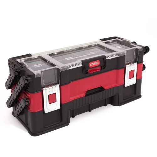 Keter Canti Trio Tool Box Organizer, closed