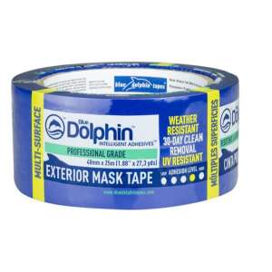 Blue Dolphin Outdoor Masking Tape UV-resistant, BLUE-30 days, 48mm x 25m