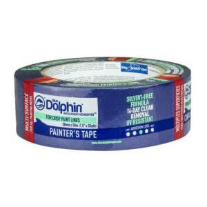 Blue Dolphin Indoor/Outdoor Blue Painter's Masking Tape 14-Day UV Resistant 48mm x 50m