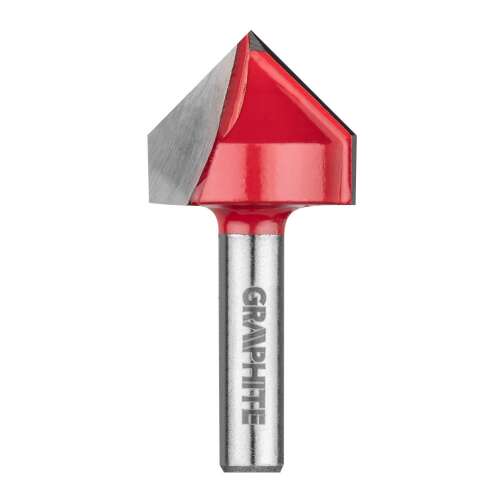 Brúska na holubie chvosty GRAPHITE typ V, TC, 25,4 x 25,4 mm, stopka 8 mm 46132729