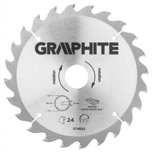 Graphit-Kreissägeblatt 185x20 z24 46135323 - Graphite