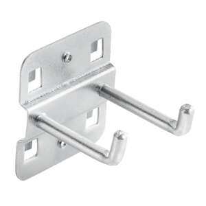 Neo-Doppelhaken-Set für neo individualisierbaren Werkstattwagen, 40mm, 3 Stück 46140132 - Neo