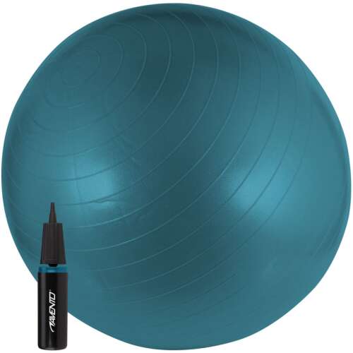 Gymnastická lopta Avento ABS Fitball Blue s pumpou, 65 cm, modrá 46140926