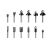 Complete Verto 12-piece router bit set