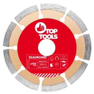 Top Tools diamond cutting disc 115mm segmented 46145213 - Top Tools