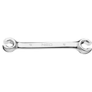 NEO 10-12mm kľúč na brzdové potrubie, otvorený očkový kľúč - Neo