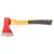 Top Tools 800g axe with fiberglass handle, red and yellow