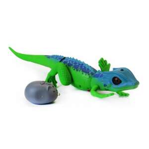 Távirányítós gyík játék, zöld és kék gyík, élethű játék, gyík játék gyerekeknek, LIZARD – Élethű, távirányítós gyík - Nonbrand Interaktív gyerek játék