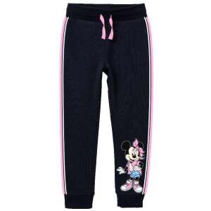 DISNEY Minnie Mouse Jogginghose für Mädchen, dunkelblau mit rosa Streifen und Minnie Mouse-Druck - Babys & Toddler